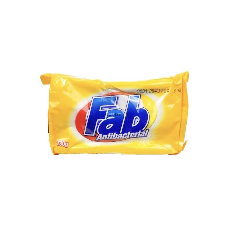 FAB BAR LAUNDRY SOAP/ SABUN BUKU ANTIBACTERIAL 130GM