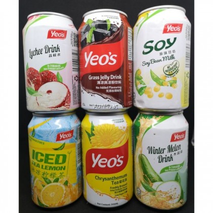 YEO'S CAN DRINKS  ASSORTED 300ML