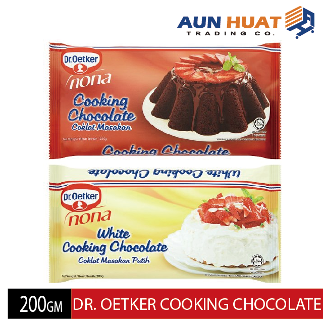 Dr Oetker Nona Cooking Chocolate Coklat Masakan 200 G